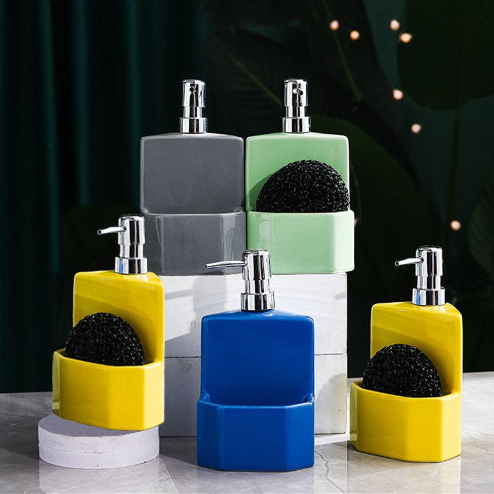 Populer Dispenser Sabun Cuci Tangan Dapur Cair Lotion Shampoo Foam Bottle Botol Hand Sanitizer