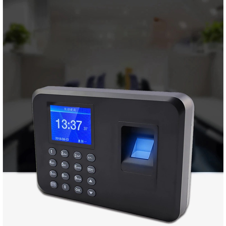 Mesin Absensi Fingerprint Time Card Attendace - H1 - Black