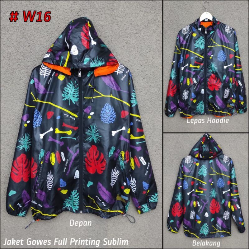Jaket full printing size M/L/xL