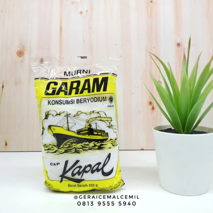 

Promo garam dapur cap kapal 250 gr Diskon