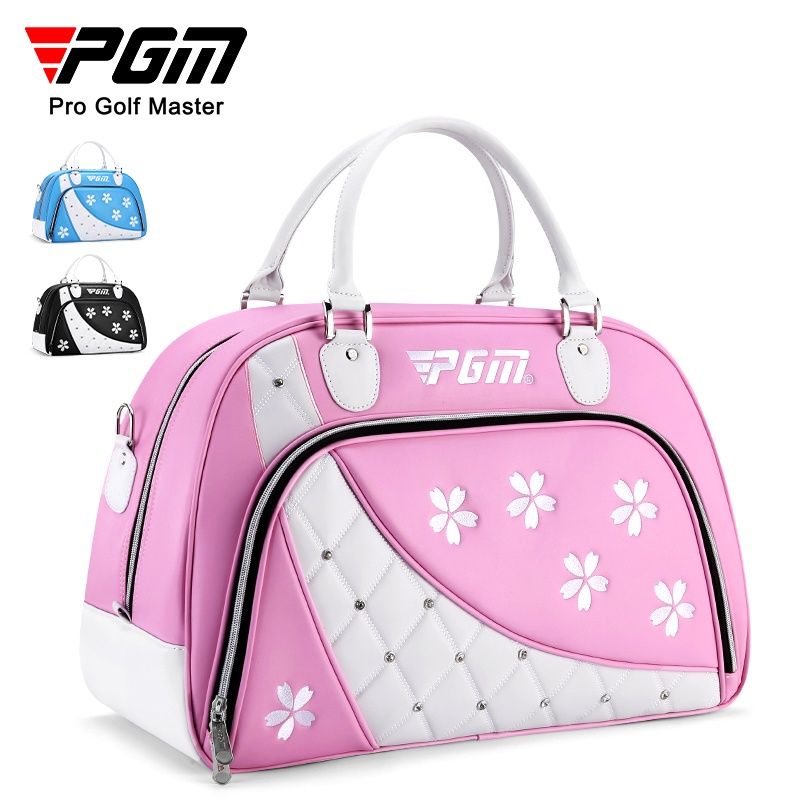 PGM WATERPROOF MICROFIBER TAS GOLF WANITA BOSTON Bag Ladies Ultralight Clothing shoe Bag TAS golf Bo