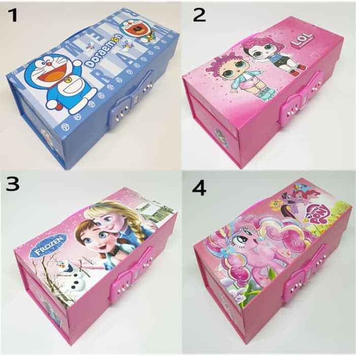 

Kotak Pensil Anak Kode Motif LOL - Littlepony - Doraemon - Hellokitty