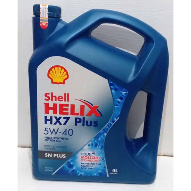 OIL OLI MOTOR SHELL HELIX HX7 PLUS 5W-40 FULLY SYNTHETIC  4000ml  4L