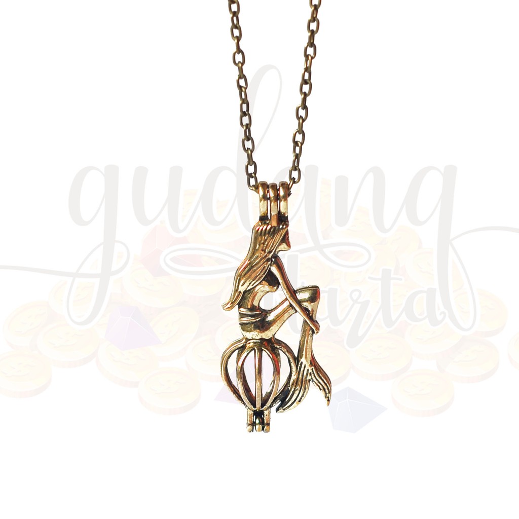 Kalung Vintage Mermaid Bird Kereta Kuda GH 204173