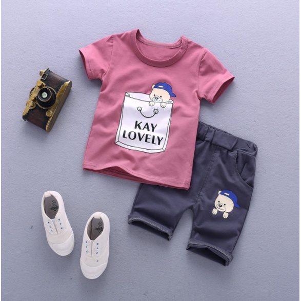 SETELAN PENDEK ANAK LAKI LAKI BAJU ANAK PEREMPUAN SET