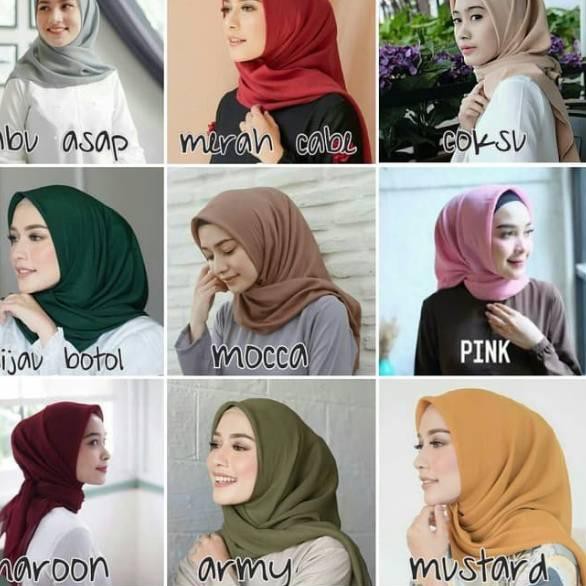 〖DISCOUNT〗 HARGA GROSIR  (BISA COD) JILBAB SEGI4 BELLA SQUARE / JILBAB POLOS / BELLA SQUAR / SAUDI