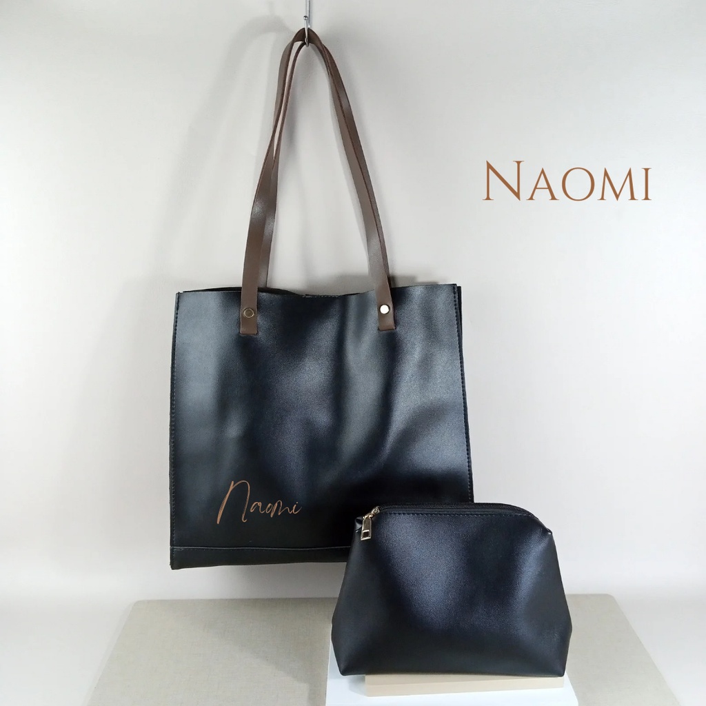 NAOMI - Amarilis Hand Bag Wanita - Import Tas Kerja Kulit Sintetis - Fashion Bag Wanita - Tas Traveling - Tas Naomi - Naomi Bag