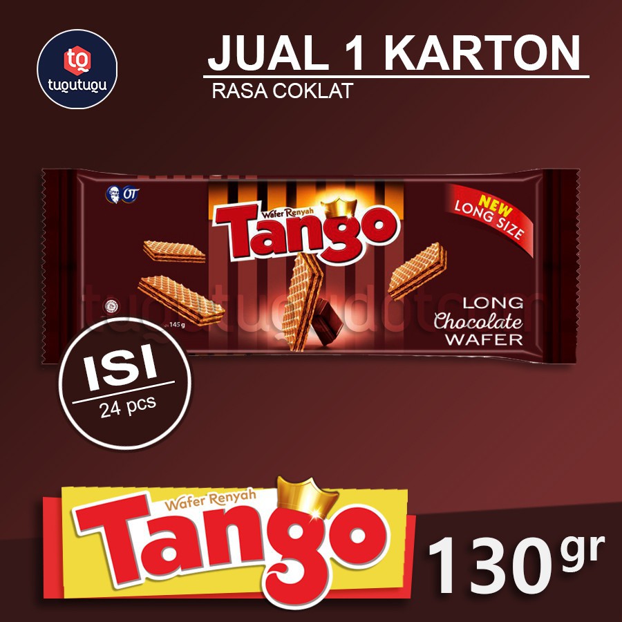 1 Karton Tango Long 130 Gr Isi 24 Pcs Indonesia