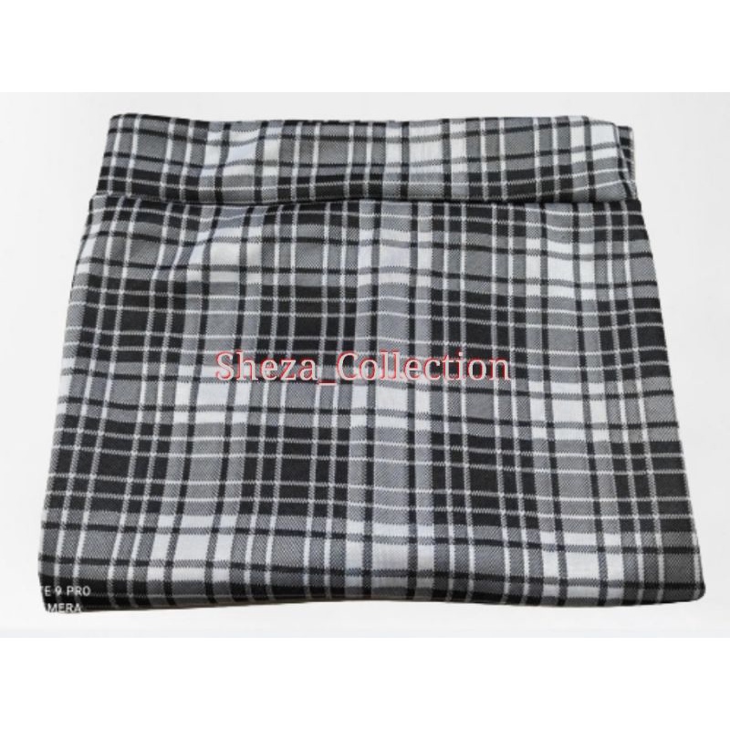 COD ROK SPAN TARTAN KOREA SIZE JUMBO / ROK TARTAN KOREA / ROK SPAN MOTIF KOTAK-KOTAK