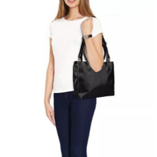 tas selempang wanita sling bag cewek kulit sintetis hitam (2G2) bta294