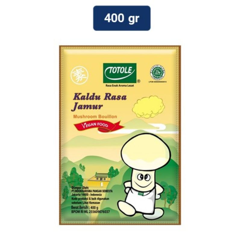 

TOTOLE KALDU JAMUR 400 GRAM