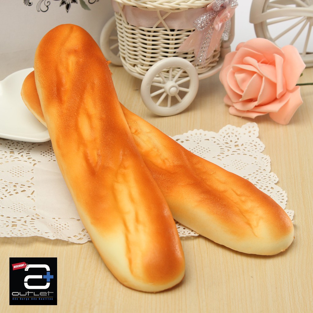 JUMBO Squishy Long Bread Squishy Roti Panjang