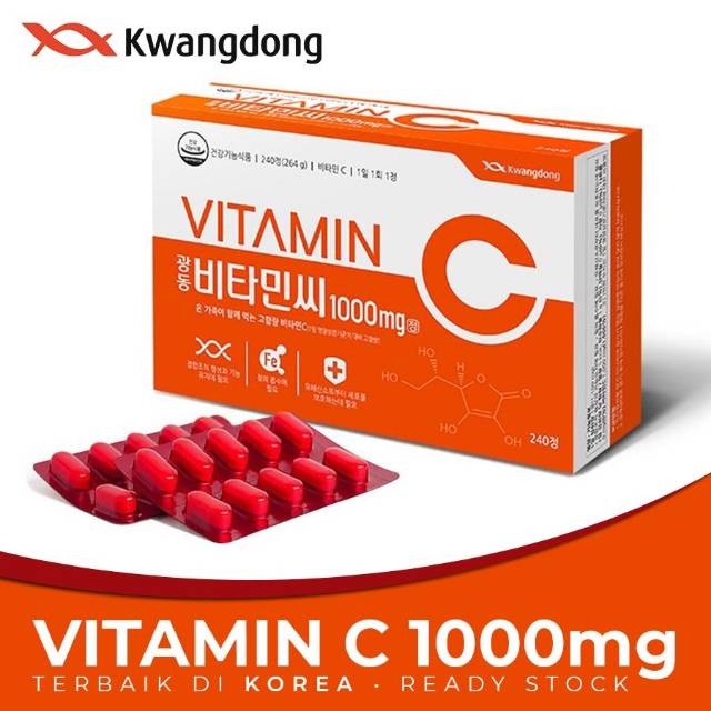 Ready Stock Vitamin C Korea 1000 Mg Kwangdong Shopee Indonesia