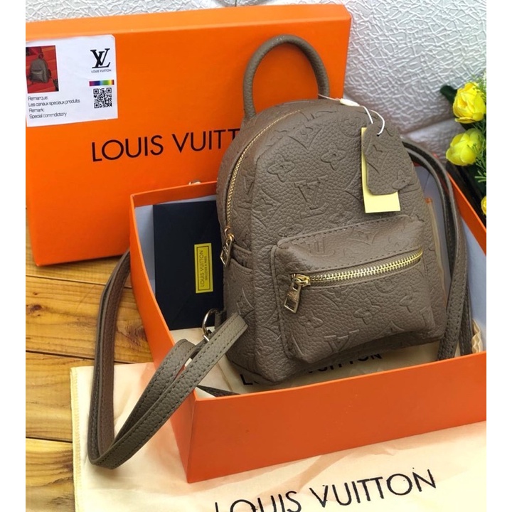 tas lv palm spring / lv backpack / ransel lv / tas louis vuitton / ransel mini / ransel import