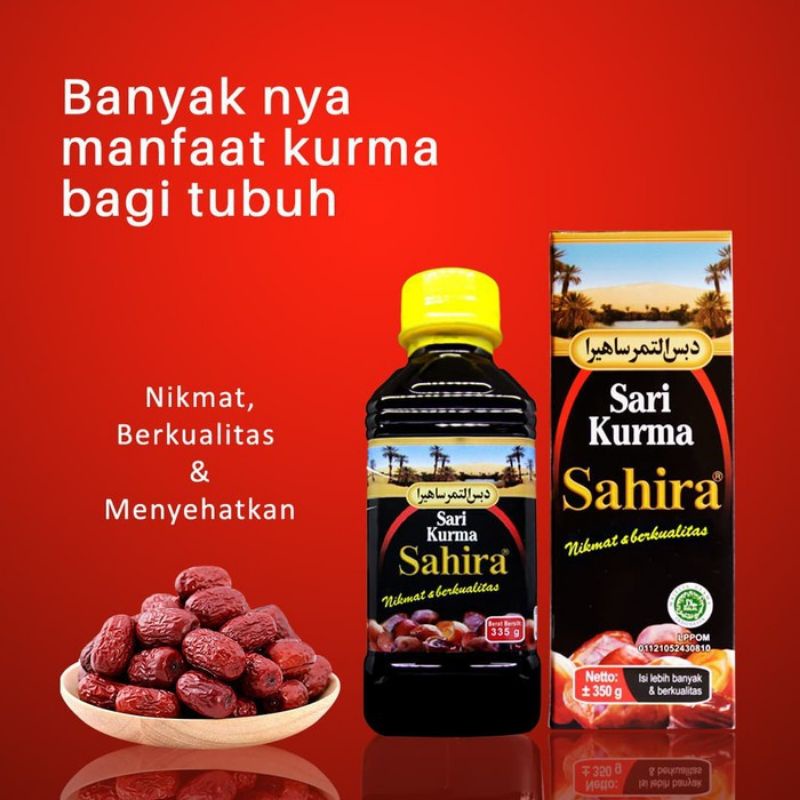 

promo sari kurma Sahira 330gr I SARI KURMA SAHIRA DIJAMINORIGINAL