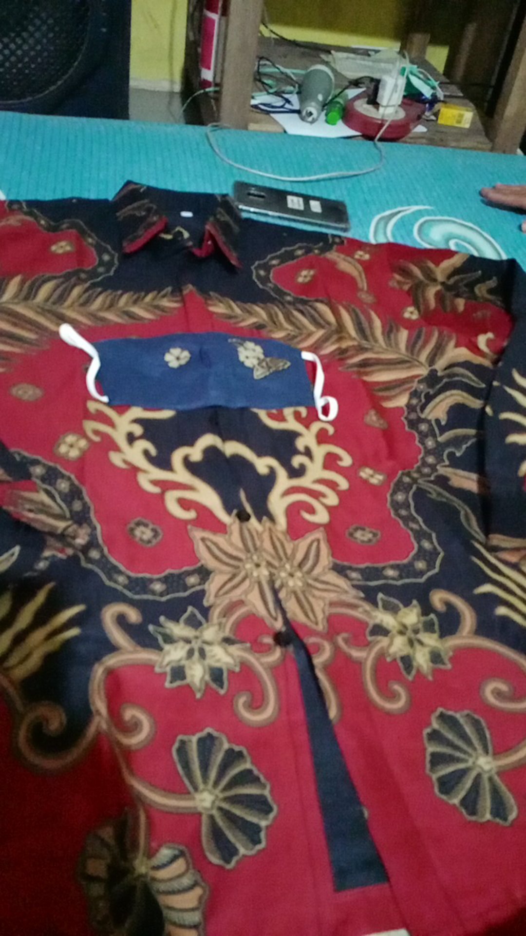 Batik Pria Lengan Panjang Lapis Furing Batik Solo Membara