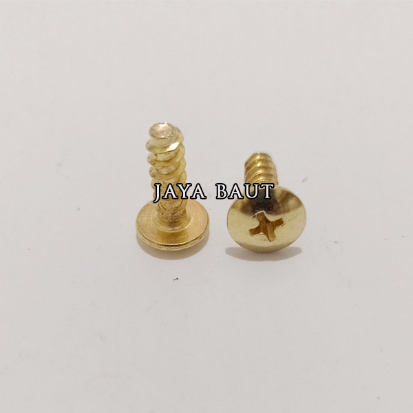 20 Pcs Baut Body Mootor Yamaha gold 5x16