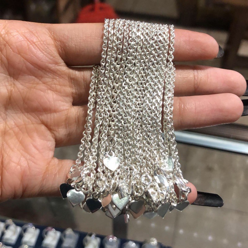Gelang rantai medan / gelang perak murni / Qiorasilver