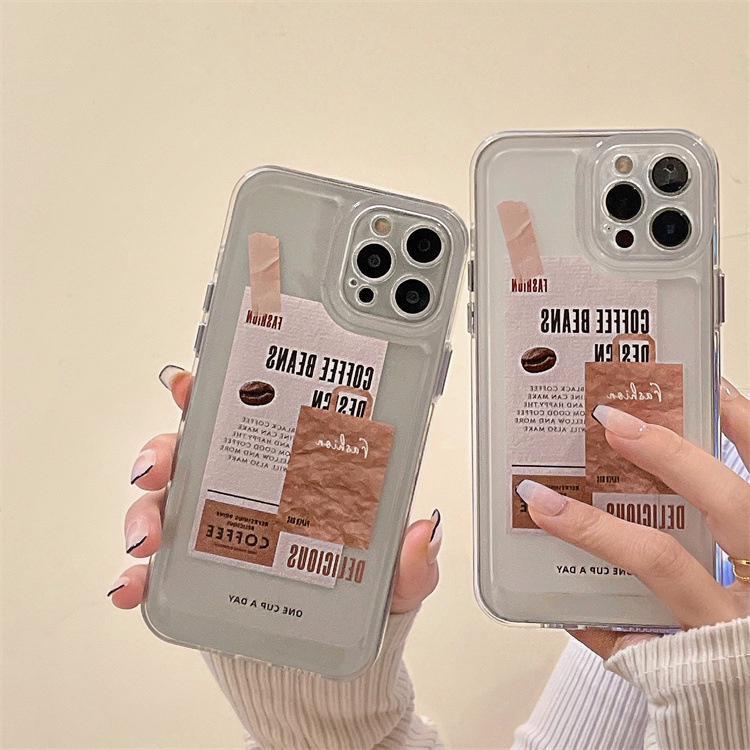 Soft Case Silikon TPU Transparan Untuk iPhone 12 13 Se 2020 6 6S 7 8 Plus X XS XR 11 Pro Max