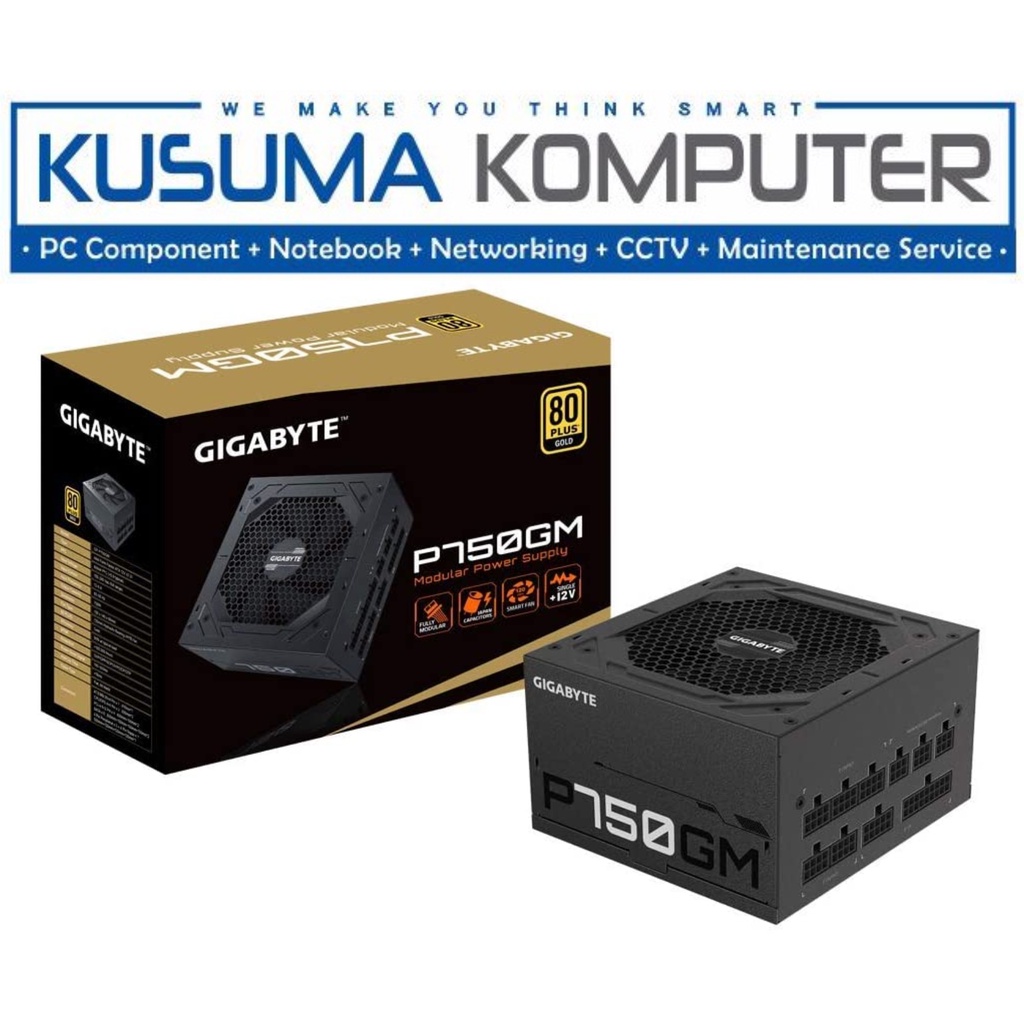 Gigabyte PSU P750GM 750W 80+ Gold Full Modular GP-P750GM