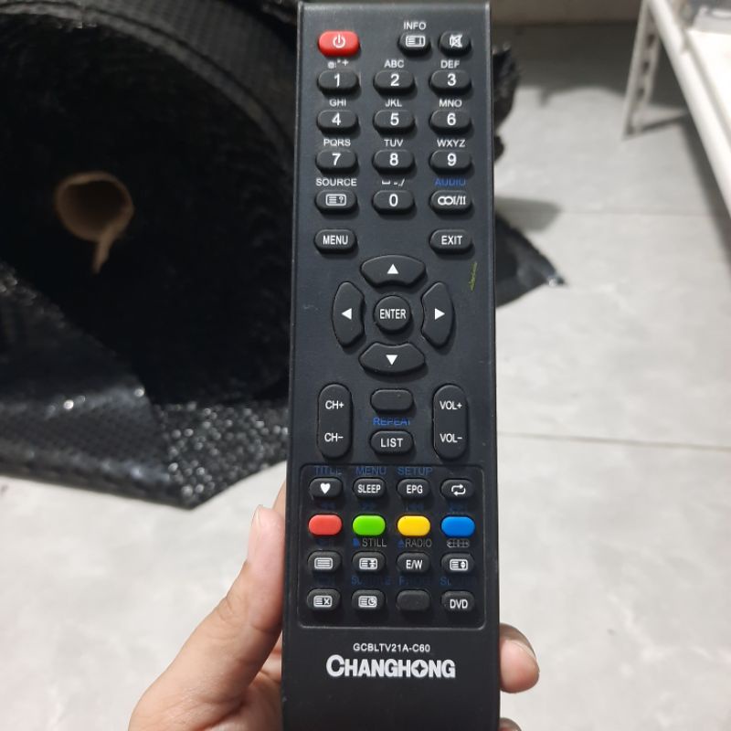 REMOTE REMOT TV CHANGHONG LED LCD GCBLTV21A-C60 ORIGINAL ASLI