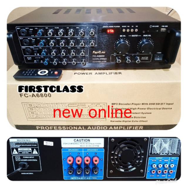 Amplifier firstclass FC- A6800