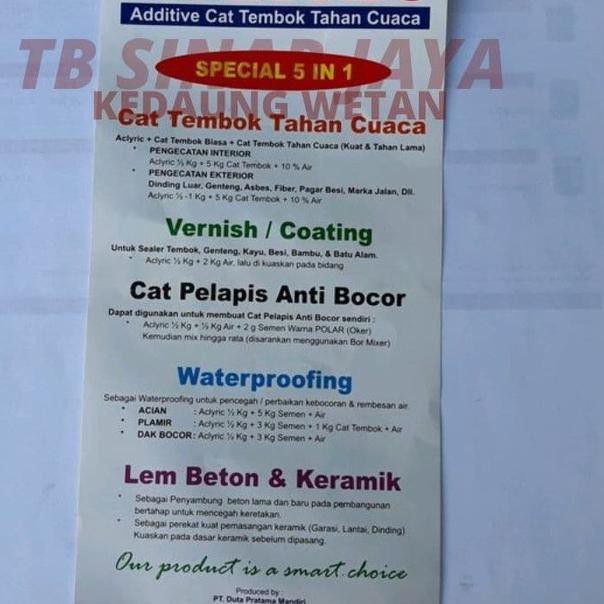 FR-320>> Multidex Cat Tembok Tahan Cuaca Anti Bocor Waterproofing Lem Keramik