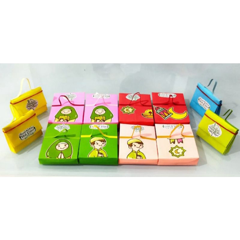 

amplop lebaran unik bentuk tas