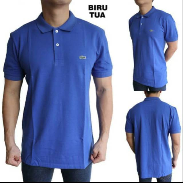 POLO SHIRT PRIA KAOS BAJU KERAH COWOK LACOSTE