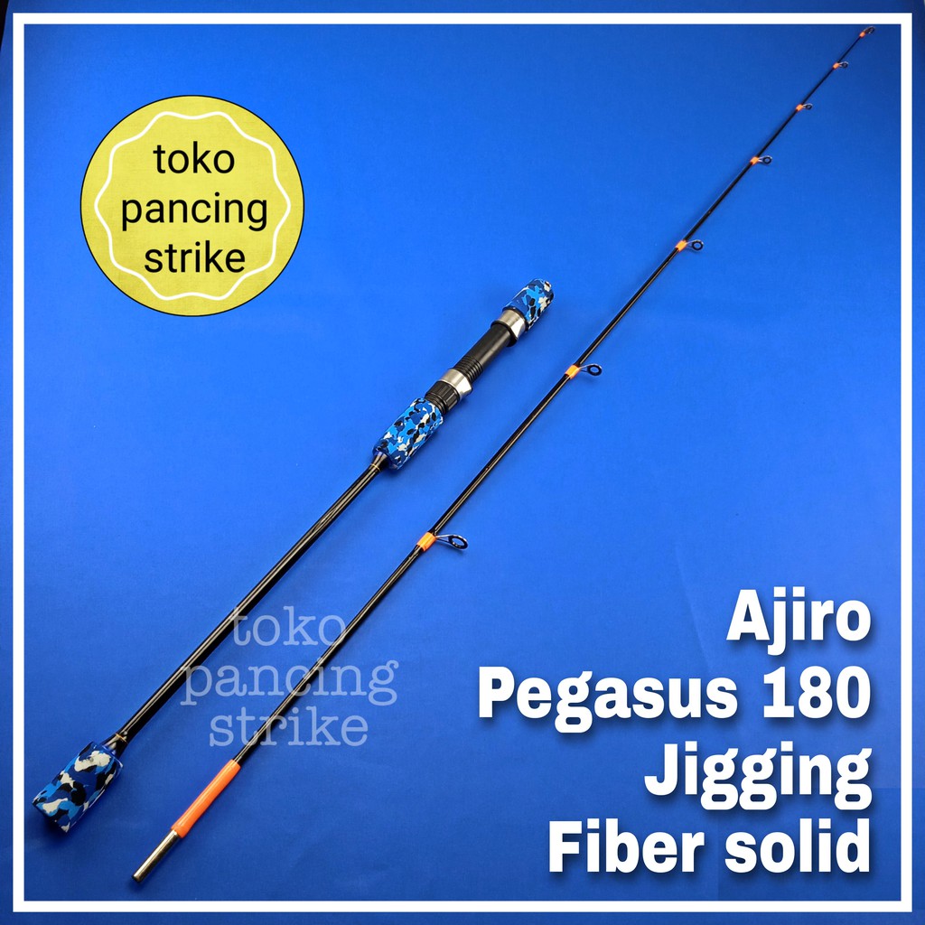 ajiro jigging fiber solid ajiro pegasus 180 cm grosir
