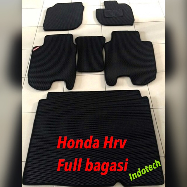 Karpet Mobil Honda HRV Full Bagasi 2 Lapis