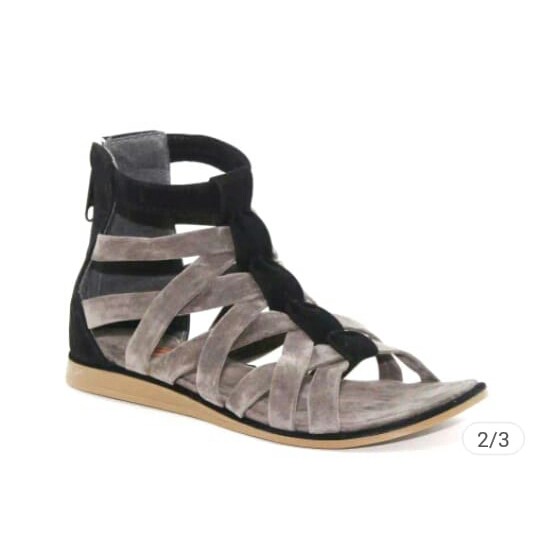 EMYE PMS 02 Sepatu Sandal Gladiator Flat Kombinasi Warna