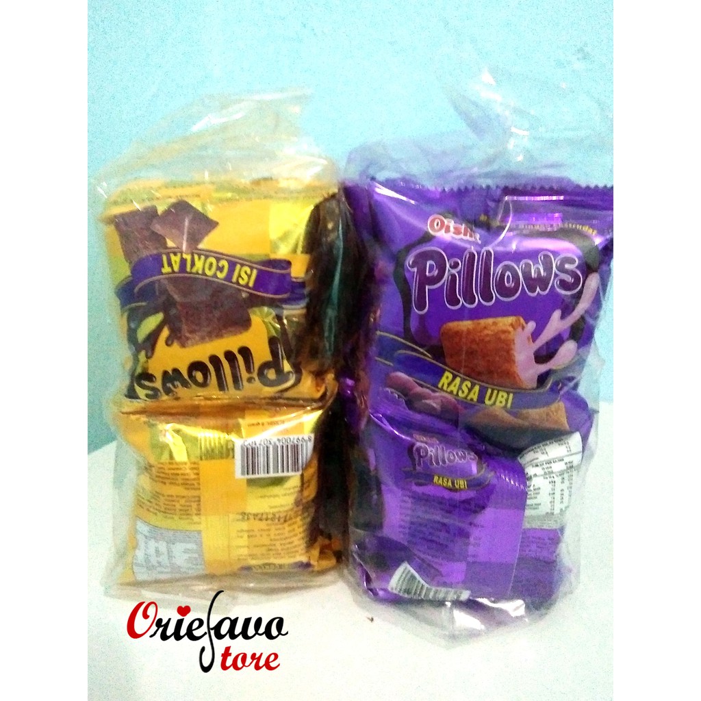 Jual Oishi Pillow Coklat/ Ubi (Isi 20 Pcs) Indonesia