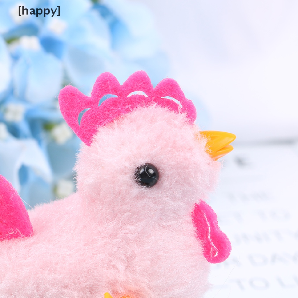 Ha Mainan Anak Ayam Melompat / Berjalan Bahan Plush Untuk Edukasi Anak