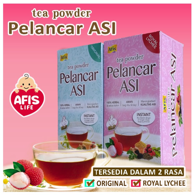 Afis Tea Powder Pelancar Asi - Asi Booster CBKS