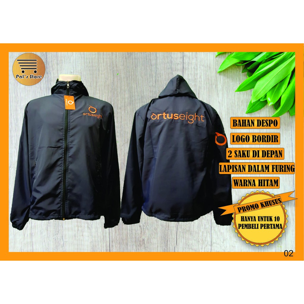 JAKET PARASUT PRIA WANITA COWOK CEWEK WATERPROOF ORTUSEIGHT