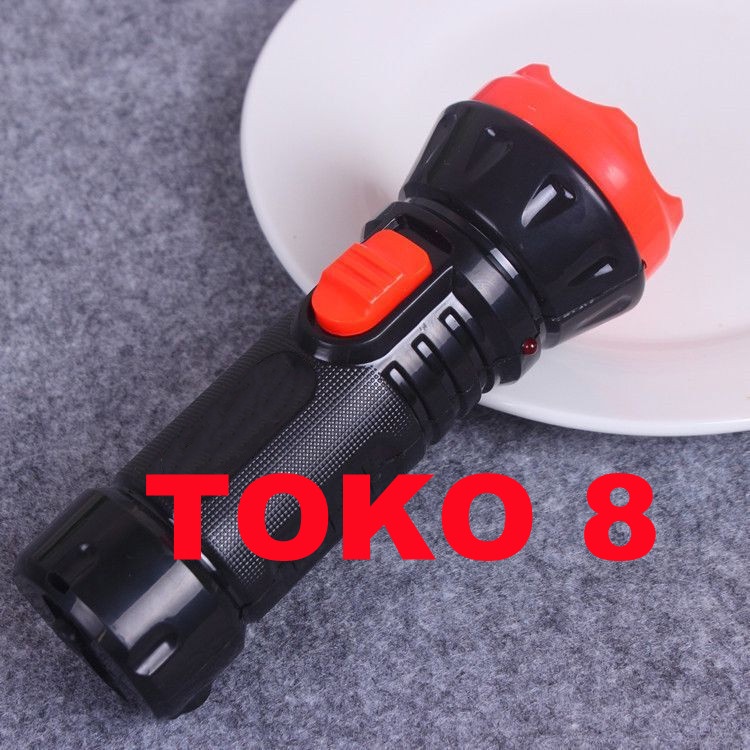 SENTER MINI LED Emergency Flashlight 5WATT Super LED Cas Ulang 10 JAM / SENTER MURAH