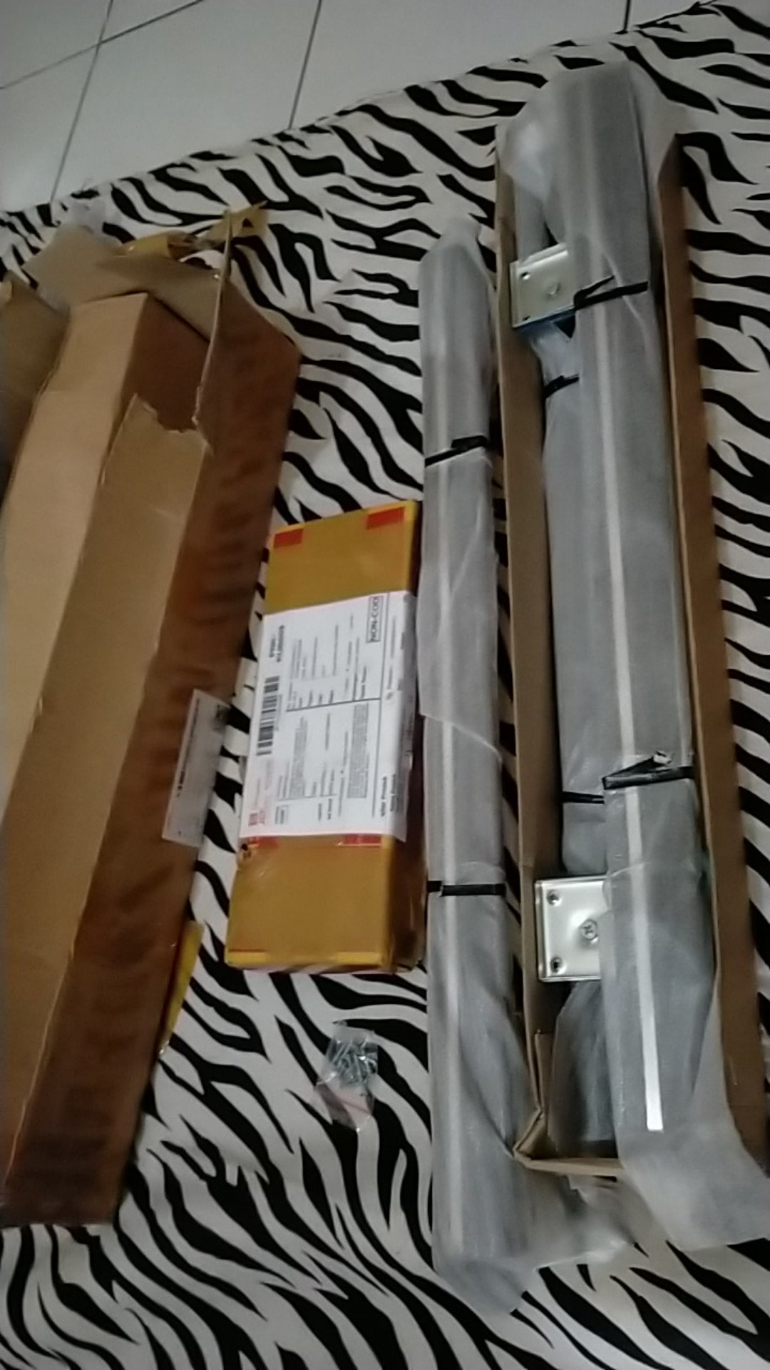 Handle Pintu 60cm Satu Set Lengkap 4 Pcs Handle Body Kunci