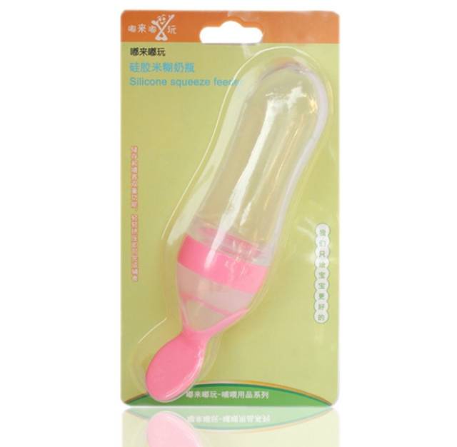 UNNISO - Silicone Squeeze Feeder / Botol Sendok Bayi