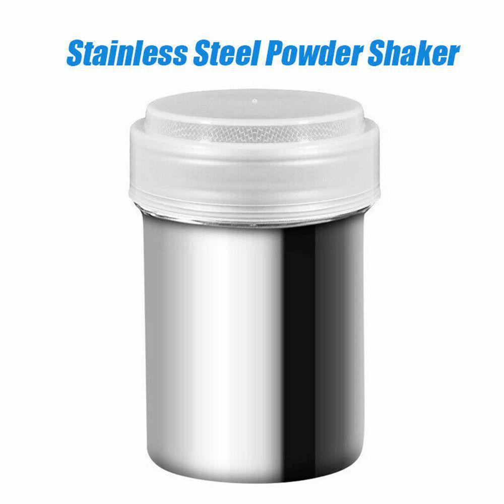 Solighter Alat Penyiram Bubuk Coklat Dengan Kopi Stensil Stainless Steel Cocoa Sugar Shaker