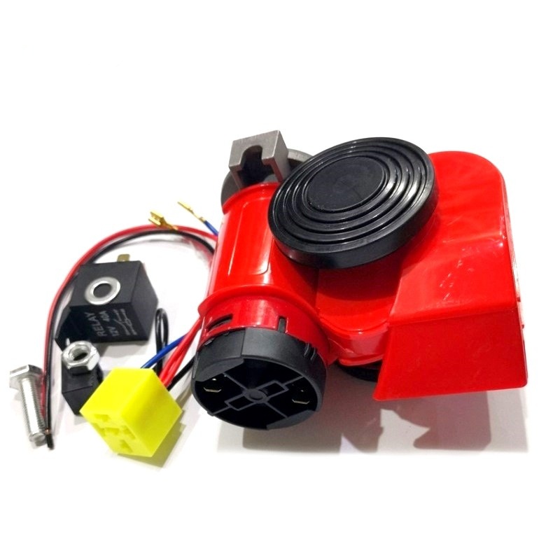 Klakson Angin Dinamo Klakson Kapal 12V Cocok Untuk Motor &amp; Mobil Paket Komplit