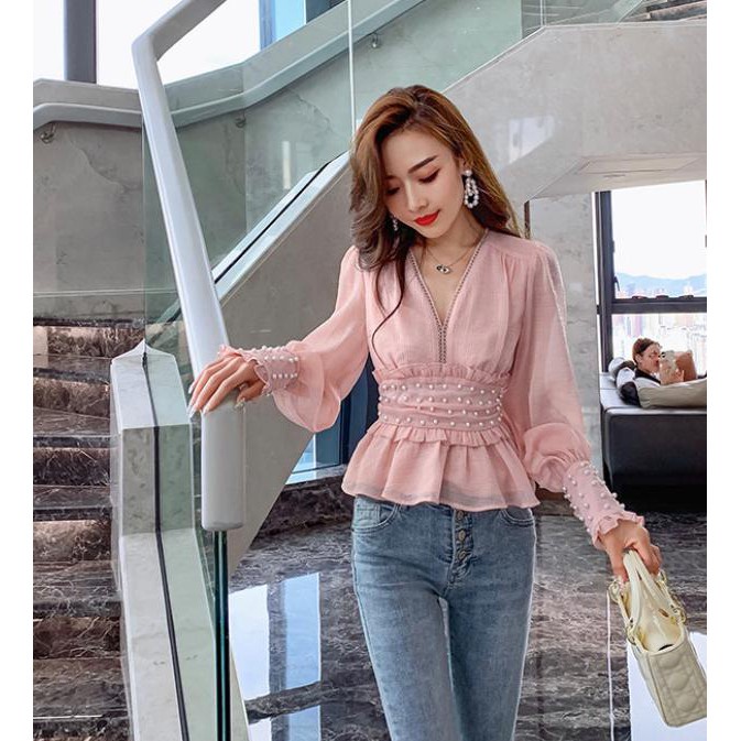 Blouse Wanita Cewe Termurah Kekinian Blus Atasan Wanita Terbaru 2022 Korea Bluose Blus Cewek Oversiz
