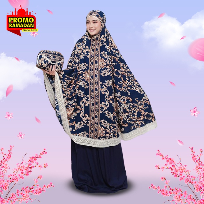 Mukenah Bali Dewasa Katun Rayon Renda Mukena Bali motif Terbaru 2023 Bahan Katun Rayon Adem Lembut D