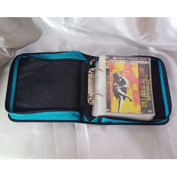 Tas tempat DVD plus isi cover DVD muat 23 DVD