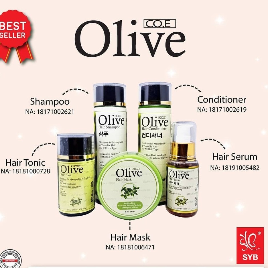 [BPOM] CO.E Olive Hair Treatment | Shampoo | Conditioner | Tonic | Shampo SYB (✔BPOM)