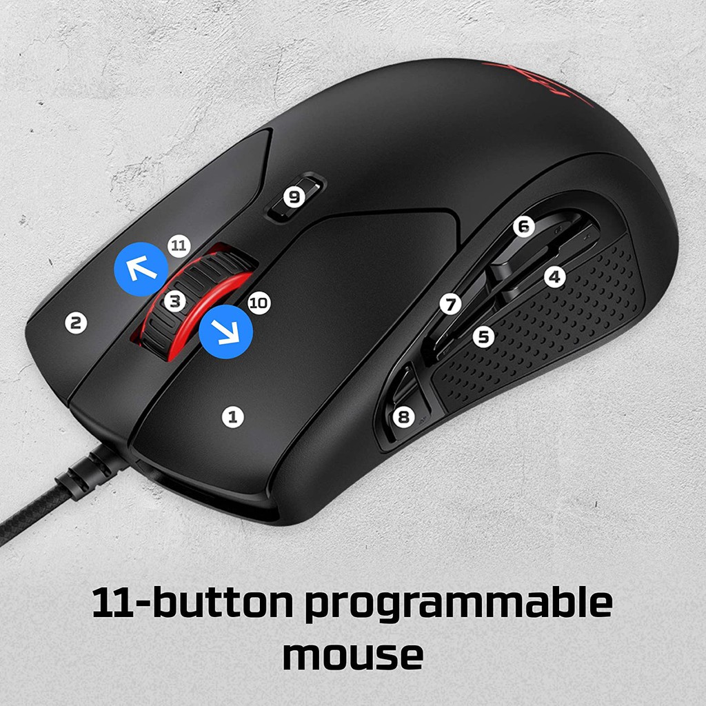 HyperX Pulsefire Raid RGB Programmable Gaming Mouse