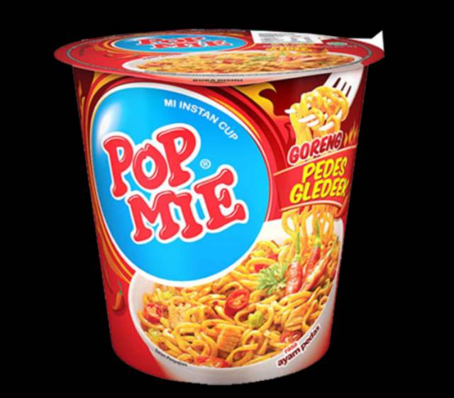 Pop mie goreng pedas gledek dan kuah pedas dower 75 gram