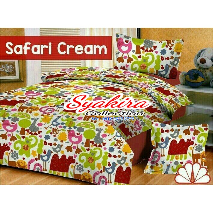 Sprei katun safari cream