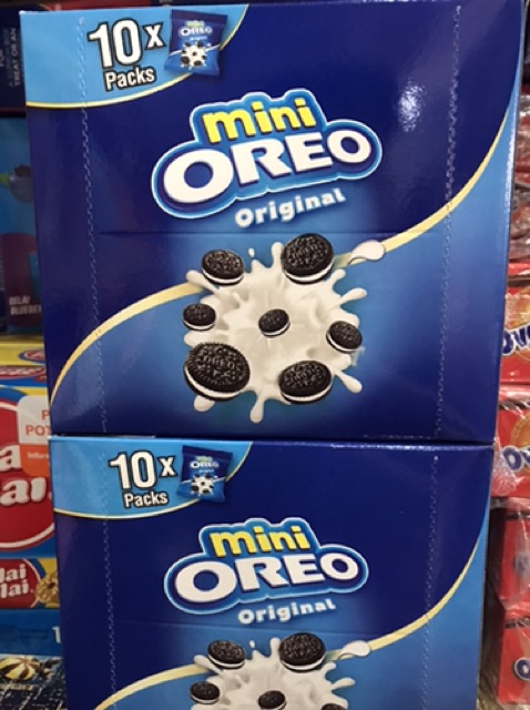 Oreo Mini Original 1 box isi 10 sachet