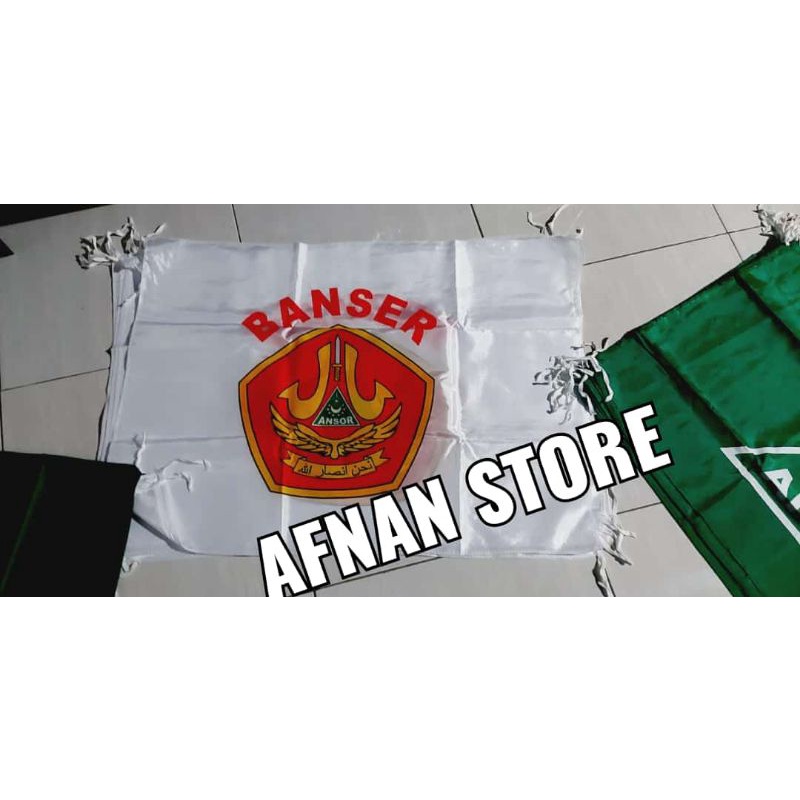 BENDERA NU - ANSOR - BANSER UKURAN 60 X 90